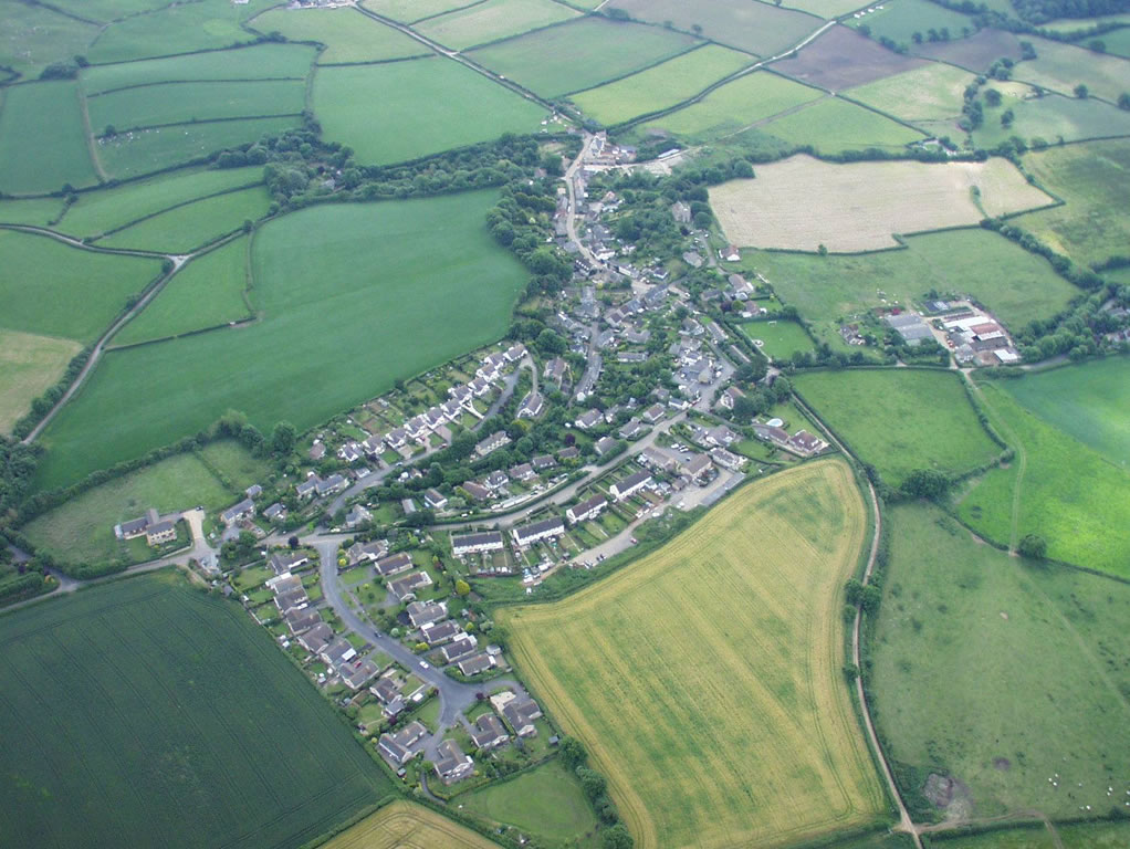 Shipton Gorge Aerial View